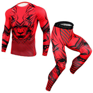High Quality Custom Printed Sublimation Compression Shirt and Pants